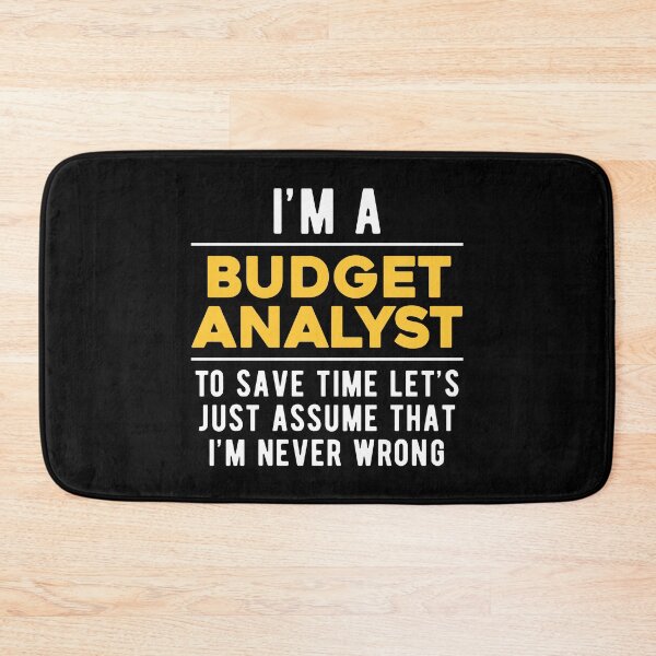 Item preview, Budget Analyst Witty designed and sold by NestaReign.