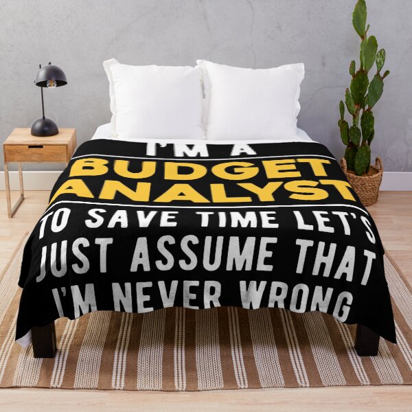 Item preview, Budget Analyst Witty designed and sold by NestaReign.