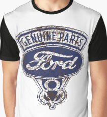 Oil Stained Ford Sign Graphic T-Shirt
