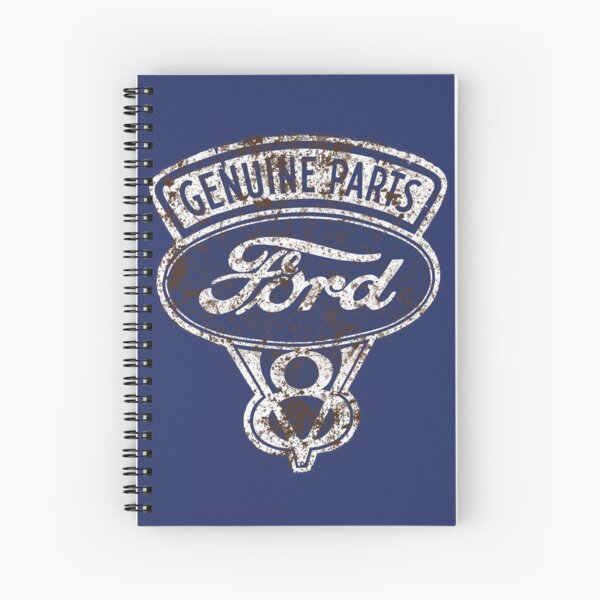 Öl gebeiztes Ford-Zeichen Spiralblock