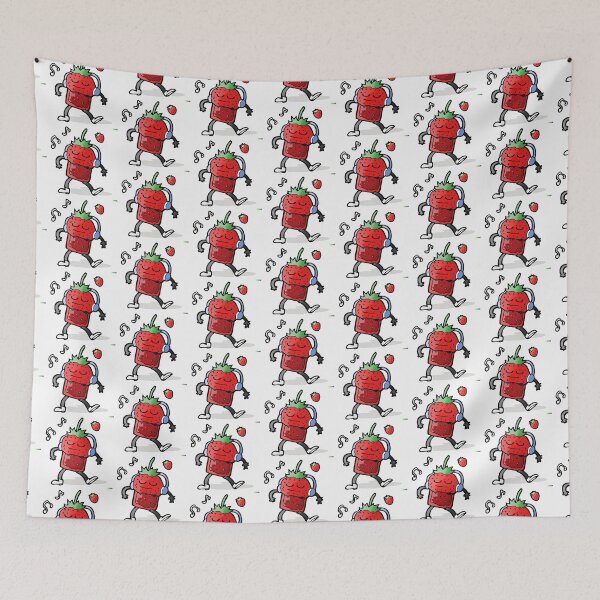 Item preview, Strawberry Jam Cartoon Design designed and sold by StickerBird.