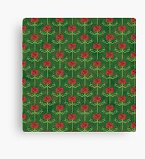 Spring Roses Pattern Canvas Print