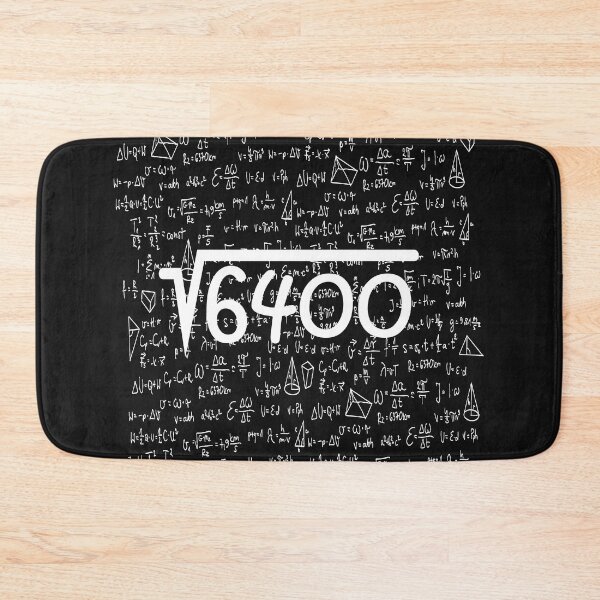Item preview, 80th Birthday gift square root 6400 funny gift for mathematic lovers designed and sold by lookslooks.