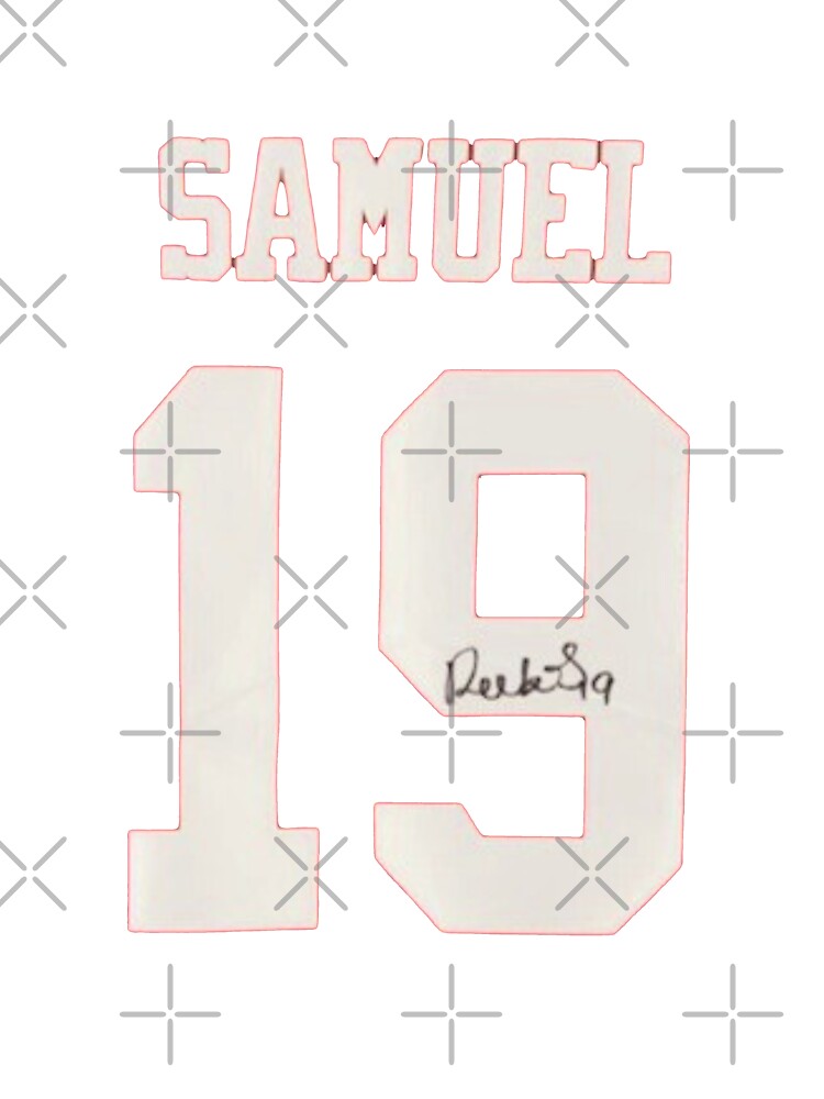 Deebo samuel 19 football Kids T-Shirt by FersArts