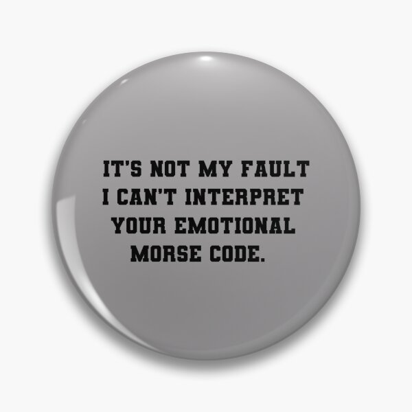 Item preview, Wednesday - Emotional Morse Code designed and sold by jennasbubble.