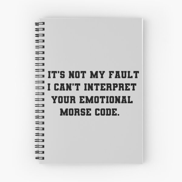 Item preview, Wednesday - Emotional Morse Code designed and sold by jennasbubble.