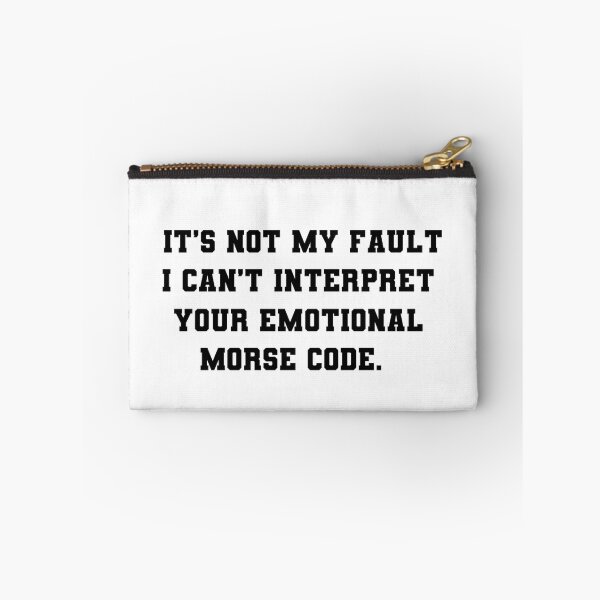 Item preview, Wednesday - Emotional Morse Code designed and sold by jennasbubble.