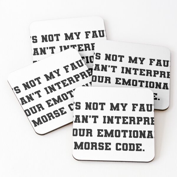 Item preview, Wednesday - Emotional Morse Code designed and sold by jennasbubble.