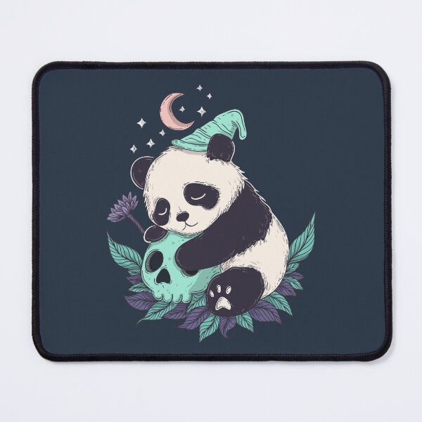 Item preview, Sleepy panda and skull designed and sold by Jess.a.creates.