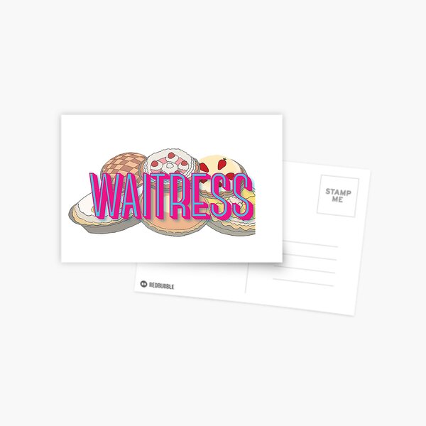 Waitress the Musical Broadway Postcard