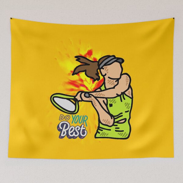 Item preview, Tennis Player - DO YOUR BEST designed and sold by OMdesign10.