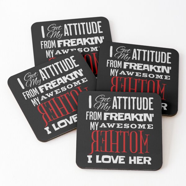 Item preview, I Get My Attitude From My Freaking Awesome Mom Gifts designed and sold by Artpawsy.