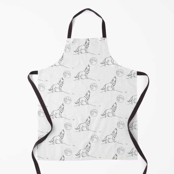 Item preview, Wolf Howling At Moon Artwork Design designed and sold by StickerBird.