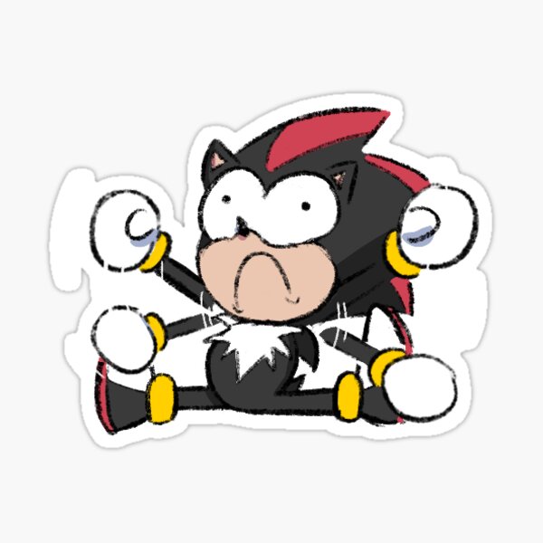 Hyper Shadow Sticker By Piggyfam1333 - Shadow The Hedgehog Sonic X Emoji, Hyper Emoji - Free Emoji PNG Images 