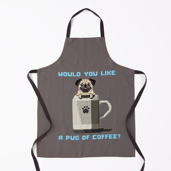 Item preview, Would You Like a Pug of Coffee? designed and sold by PixelByFatbeard.