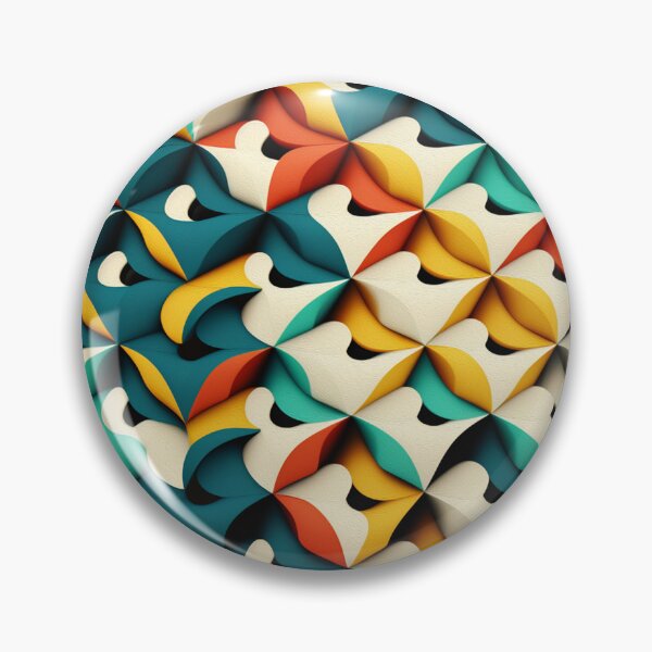 Item preview, geometric wave pattern designed and sold by Argemonia.
