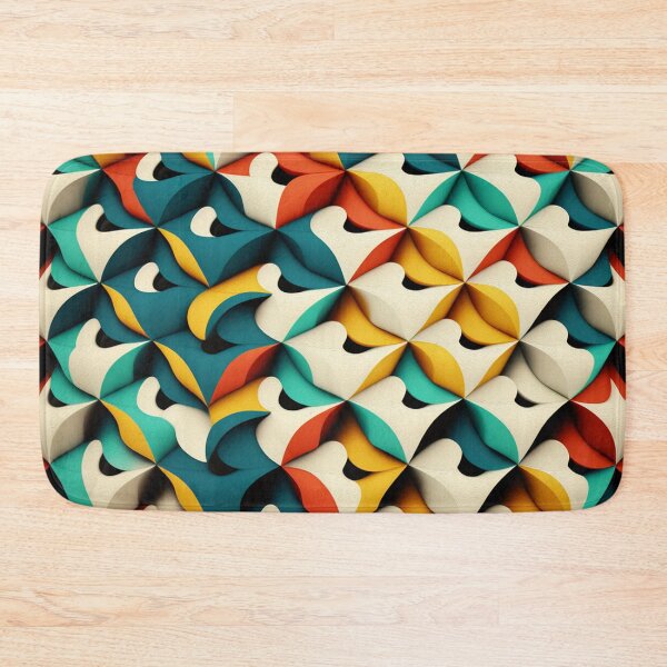 Item preview, geometric wave pattern designed and sold by Argemonia.