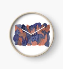 Trees and Forest Illustration Clock