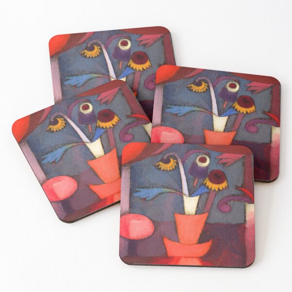 Item preview,  Autumn Flower by Bauhaus Paul Klee,vintage museum exhibition ,paul klee paintings, designed and sold by Tamas Das.