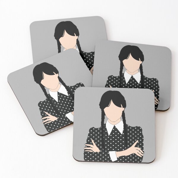 Item preview, Wednesday Addams Netflix Jenna Ortega Cute Fanart designed and sold by XXRebellion.