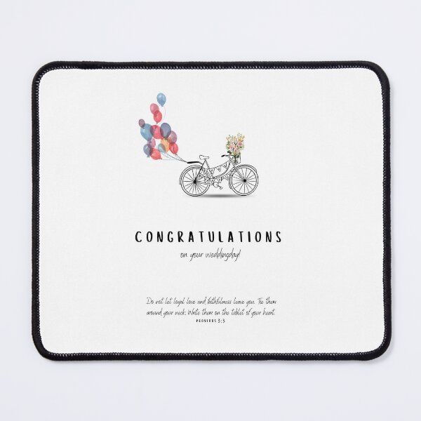 Item preview, Congratulations on your weddingday - JW.org - bibleverse proverbs 3:3 designed and sold by JJB-Designs.