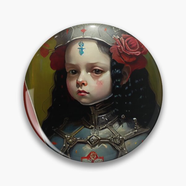 Item preview, Child Queen in Surreal Knights Templar influenced Art. designed and sold by The-Dark-Art.