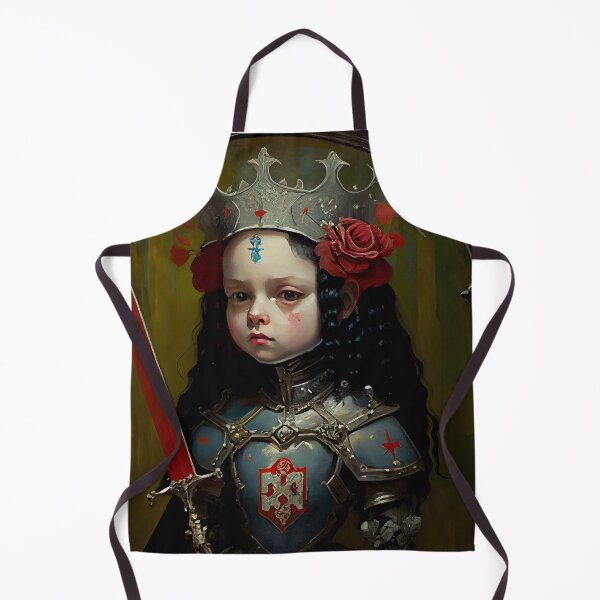 Item preview, Child Queen in Surreal Knights Templar influenced Art. designed and sold by The-Dark-Art.