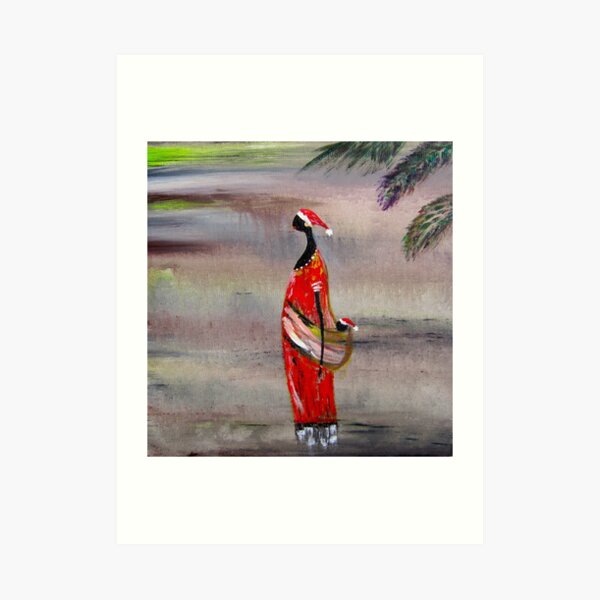 Merry Xmas. Funny design Art Print
