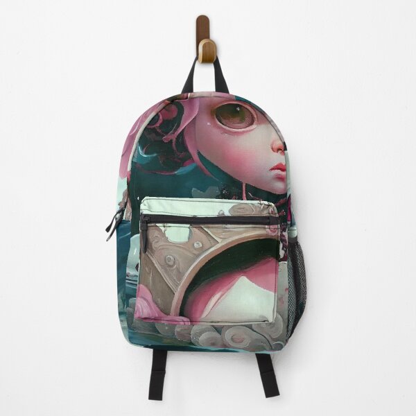Item preview, Captivating and Chic: A Cute Gothic Girl Poses in Surrealist Style designed and sold by The-Dark-Art.