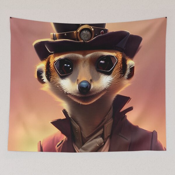 Item preview, Meerkat Punk designed and sold by Manimilo.