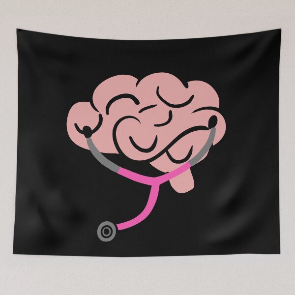 Item preview, Psychologist doctor pink stethoscope  designed and sold by Mermaidssparkle.