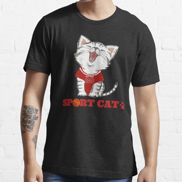 Cat Basketball Shirt Cat Summer Shirt Cat Sport Clothes Cat 