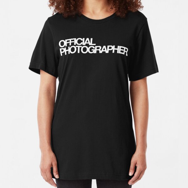 Official Photographer Slim Fit T-Shirt