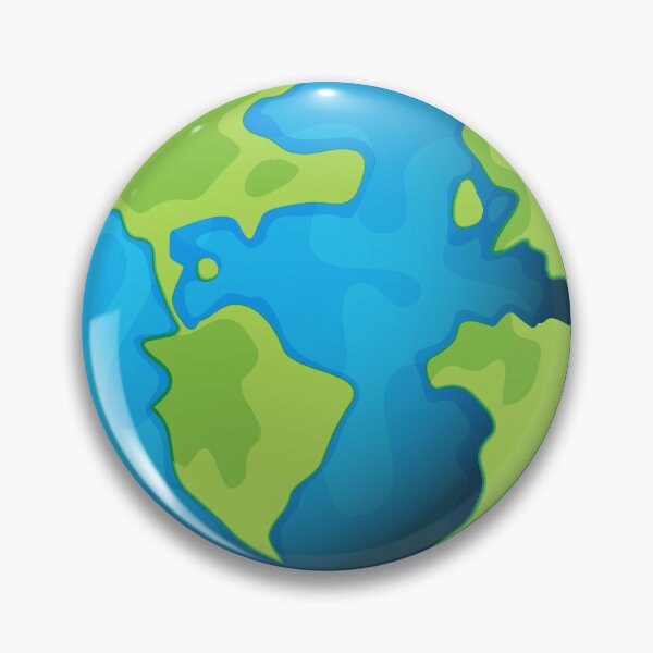 Item preview, ROUND NOT FLAT EARTH CLOCK & PIN BUTTONS designed and sold by Mannoucha ⭐⭐⭐⭐⭐ ( 1,978 reviews ).