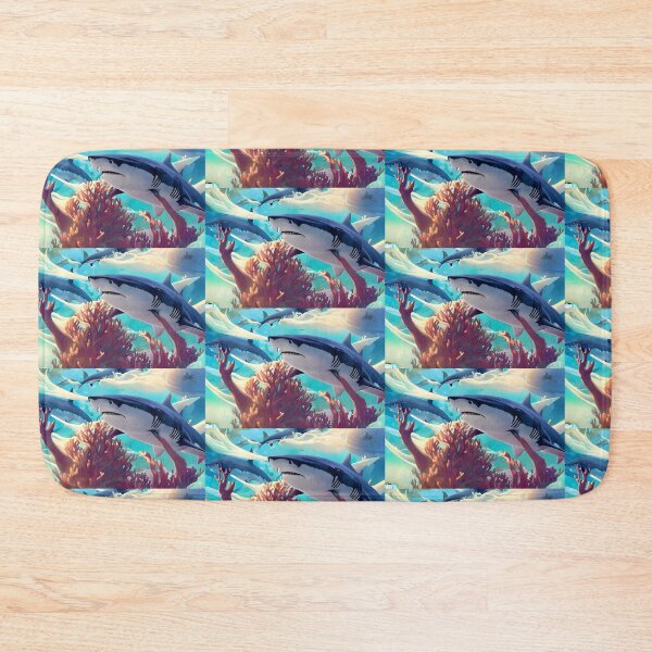Item preview, Shark Fever Dream Artwork designed and sold by StickerBird.