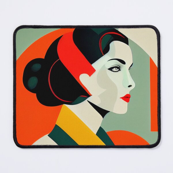Item preview, Bauhaus Portret of Young Woman, Art and Design designed and sold by KOTOdesign.