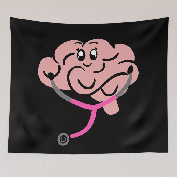 Item preview, Cute Psychologist doctor pink stethoscope  designed and sold by Mermaidssparkle.