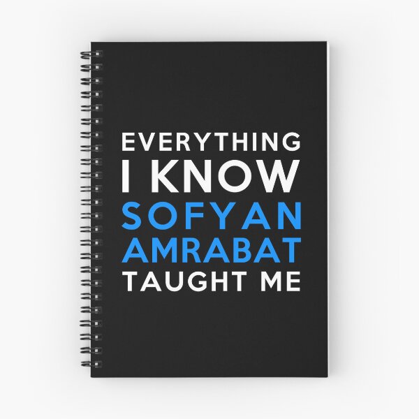 Item preview, Sofyan Amrabat - Everything i know designed and sold by 2Girls1Shirt.