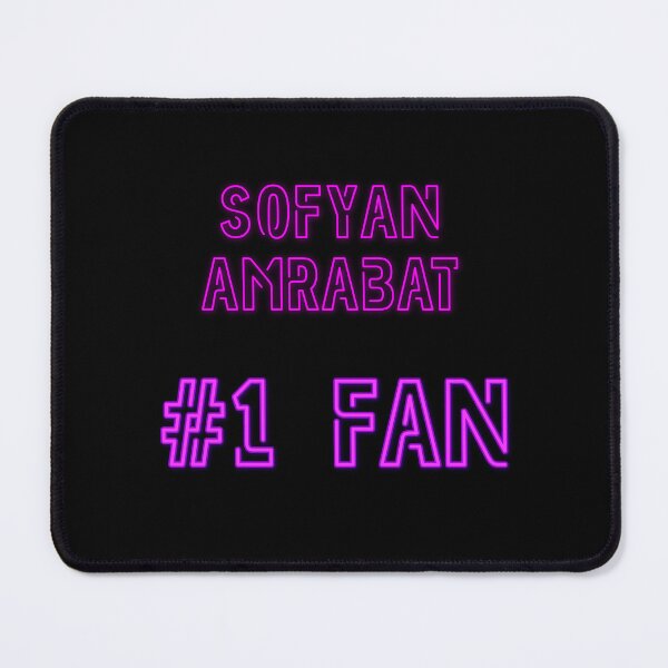 Item preview, Sofyan Amrabat - #1 fan designed and sold by 2Girls1Shirt.