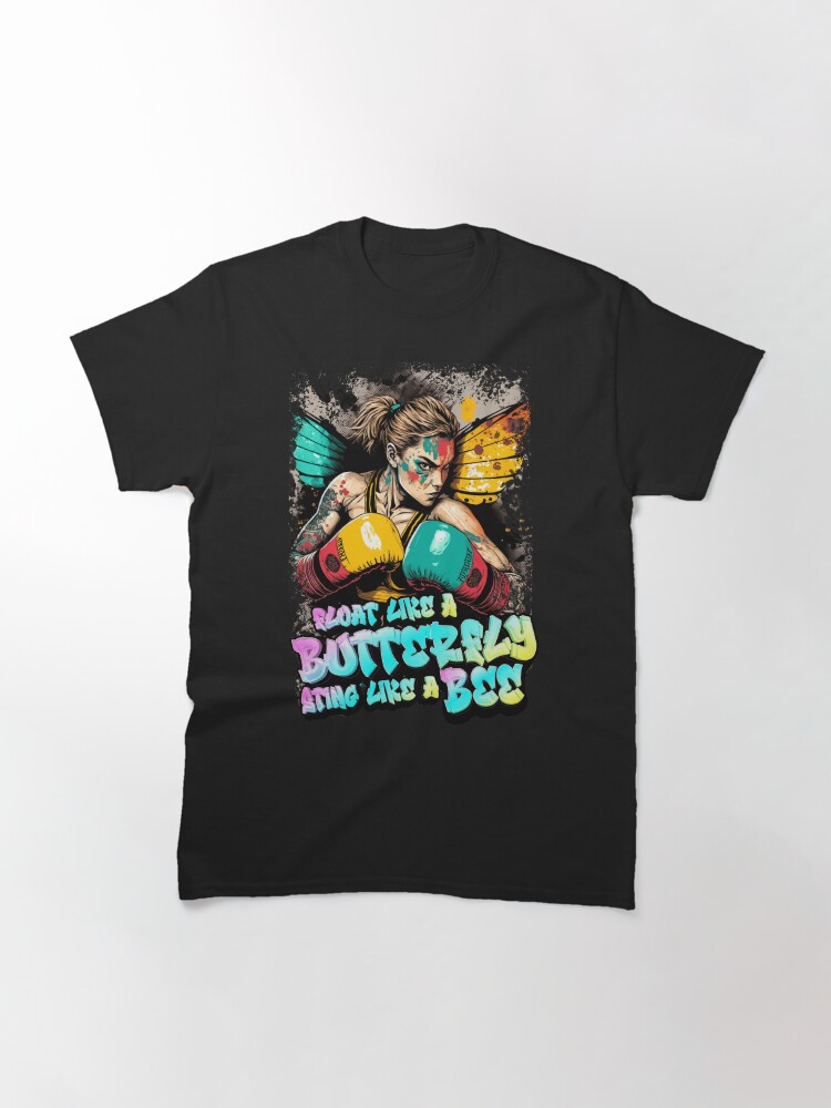 Thumbnail 2 of 7, Classic T-Shirt, Float Like a Butterfly Sting Like A Bee designed and sold by Randy Verschueren.