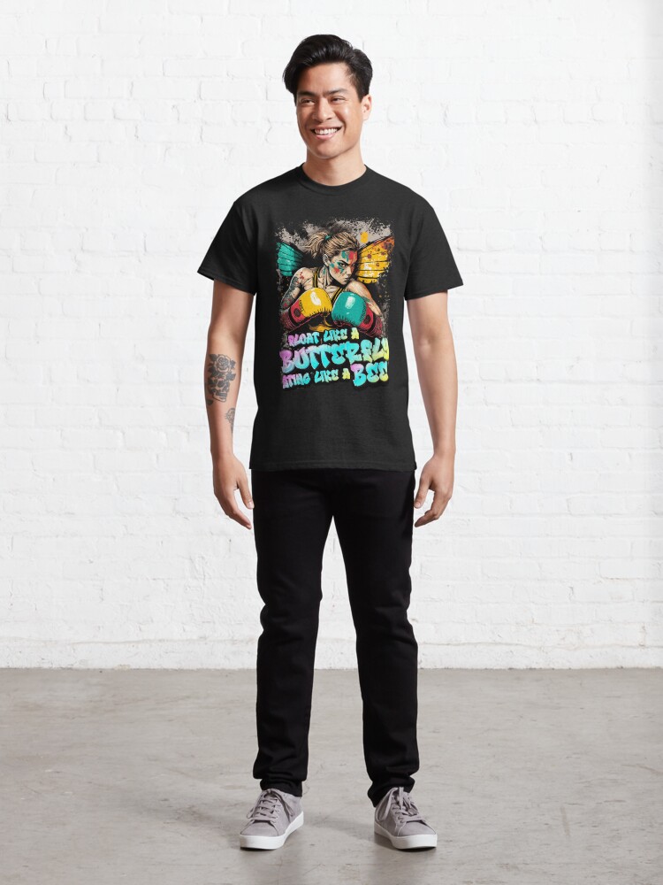 Thumbnail 3 of 7, Classic T-Shirt, Float Like a Butterfly Sting Like A Bee designed and sold by Randy Verschueren.
