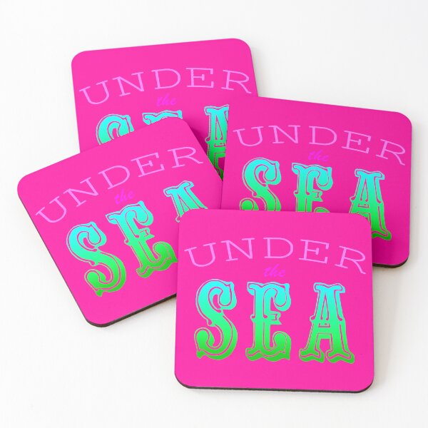 Item preview, Under The Sea Ocean Beach Pink Green  designed and sold by ChristinasMess.
