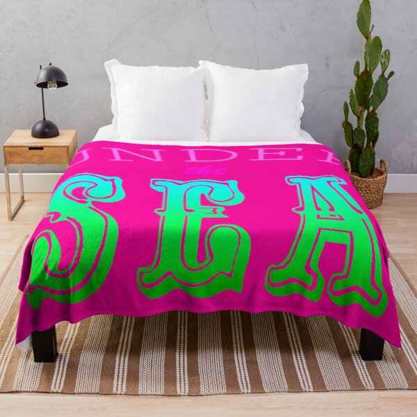 Item preview, Under The Sea Ocean Beach Pink Green  designed and sold by ChristinasMess.