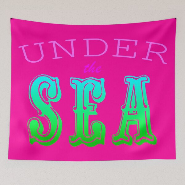 Item preview, Under The Sea Ocean Beach Pink Green  designed and sold by ChristinasMess.