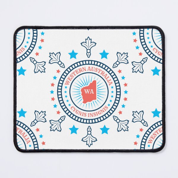 Item preview, Western Australia Motto Map - WA Cygnis Insignis - Multicolor designed and sold by Ranggasme.