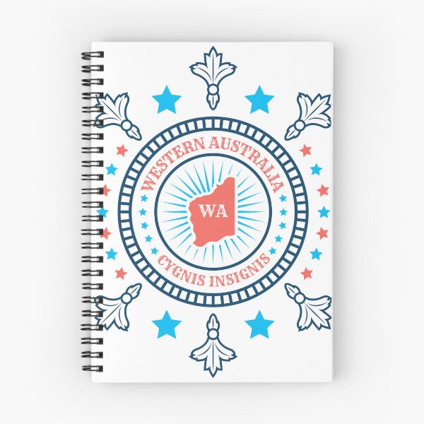 Item preview, Western Australia Motto Map - WA Cygnis Insignis - Multicolor designed and sold by Ranggasme.