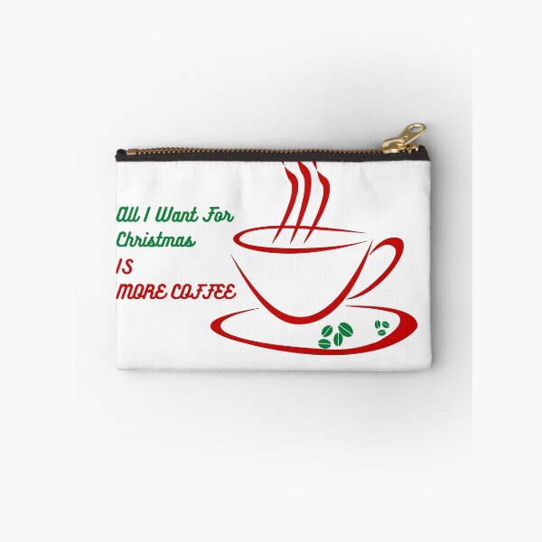 Item preview, holiday gift "all i want for christmas is more coffee" minimal style designed and sold by Nuttha49POD.