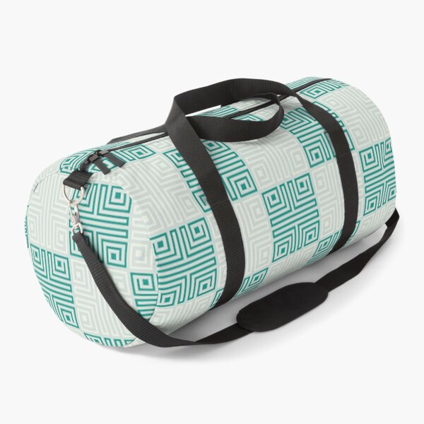 Item preview, Pastel Green Greek Key Pattern Checkered designed and sold by Tamas Das.