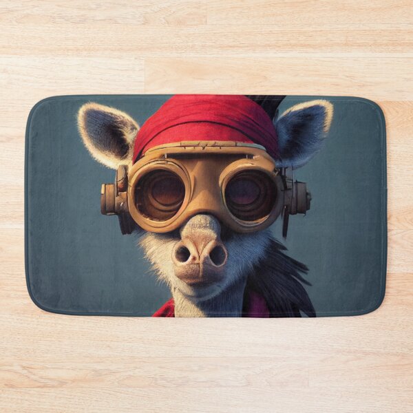 Item preview, Cute Cyberpunk Pirate Giraffe designed and sold by MimozaStudio.