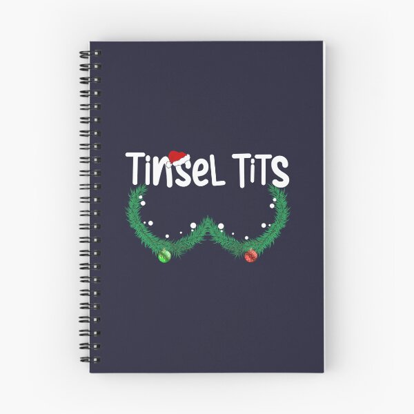 Item preview, Jingle Balls Tinsel Tits Christmas Couple designed and sold by swearnoodles.